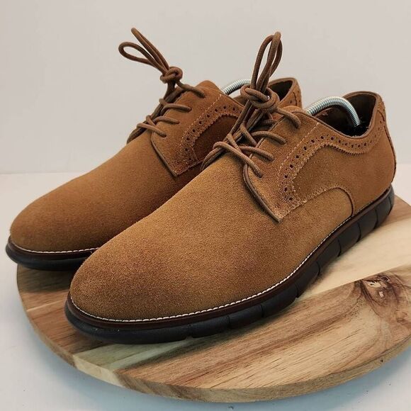 Johnston & Murphy 20-2830 Mens Holden Oxfords Shoes Sheepskin Suede 10.5 M main image 8